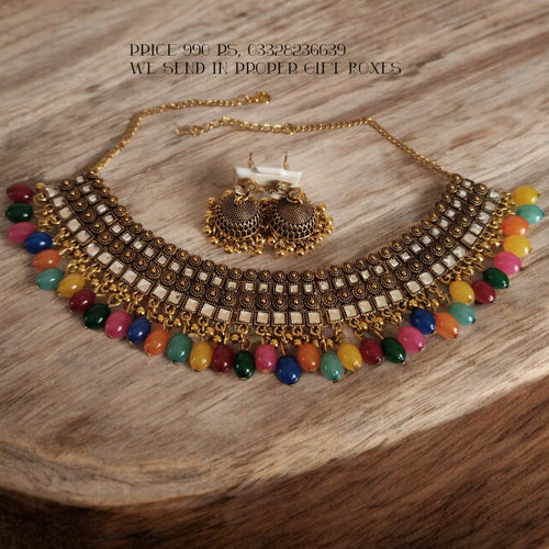 Beautiful Oxidized Necklace set