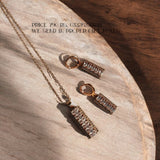 Gold plated Pendant set with gold plated chain