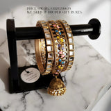 Beautiful metal oxidized bangles