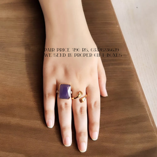 Adjustable Rings pair