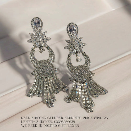 Real stones studded gorgeous Earrings