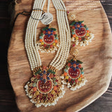 Gorgeous Nauratan maala set