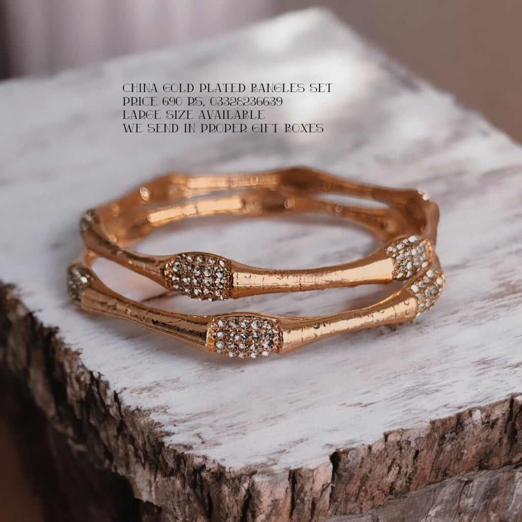 China gold plated gorgeous bangles