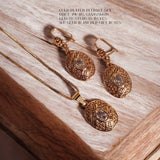 Gorgeous Gold plated Pendant set