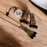 Beautiful oxidized pendant set