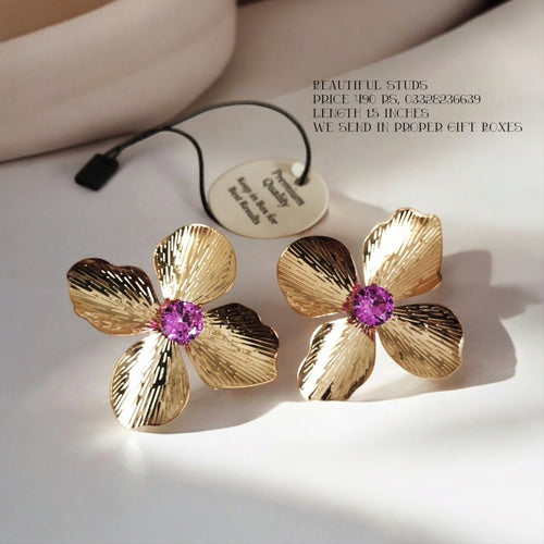 Beautiful flower studs