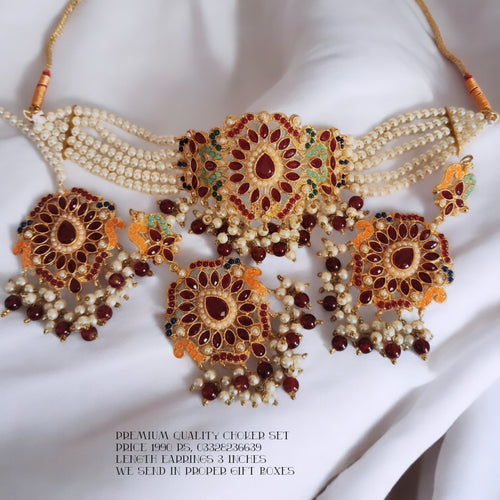 Premium Nauratan Choker set