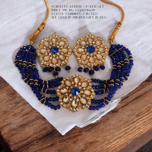 Beautiful Sheesha kundan Choker set