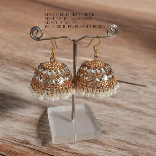 Beautiful Kundan Jhumki
