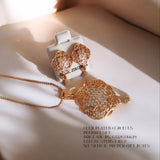 Gold plated beautiful pendant set