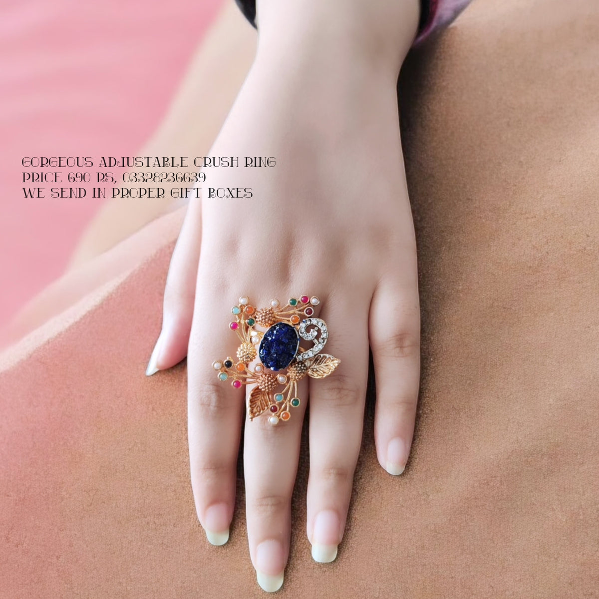 Premium adjustable Crush Ring – affordable-elegance-com