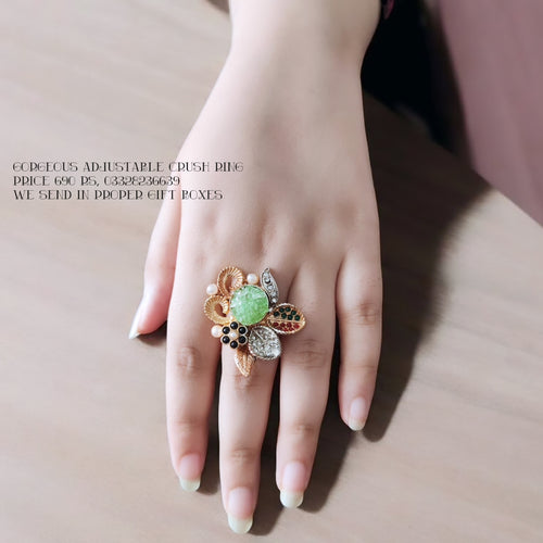 Amazing adjustable Crush Ring