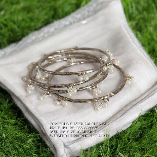 Beautiful Silver Bangles