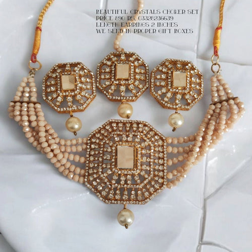 Premium Crystals Choker set