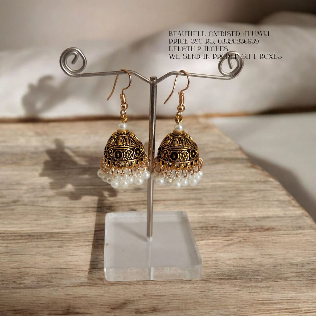 Beautiful oxidised Jhumki