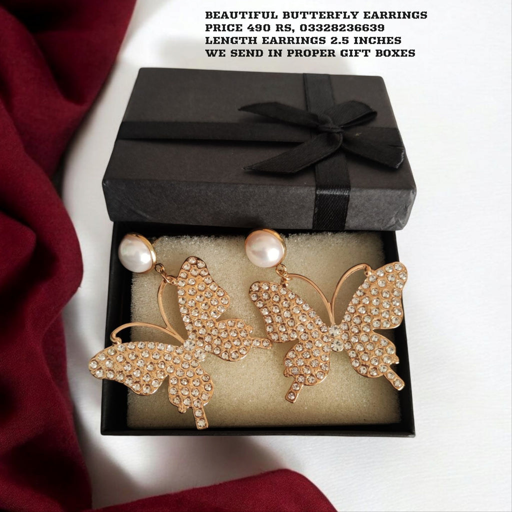 Beautiful Butterfly Earrings