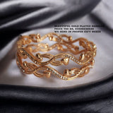 China Gold plated beautiful Kara set