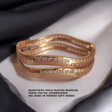 China Gold plated beautiful Bangles