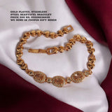 Gold plated, Stainless Steel Bracelet