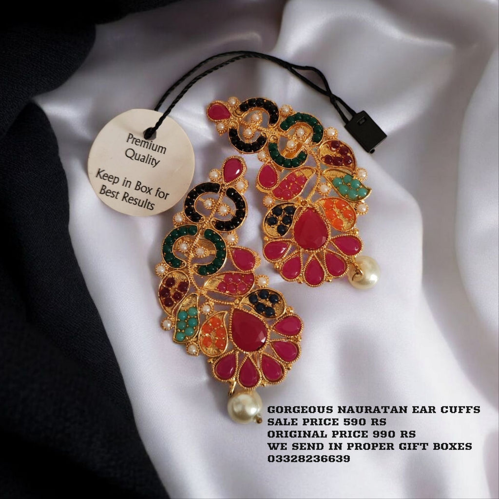 Elegant Nauratan Ear Cuffs