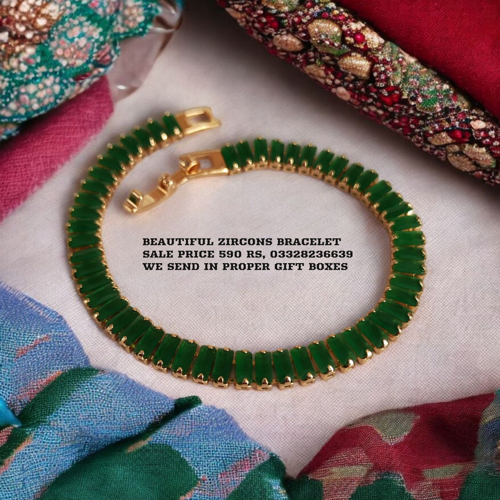 Beautiful Zircons Bracelet