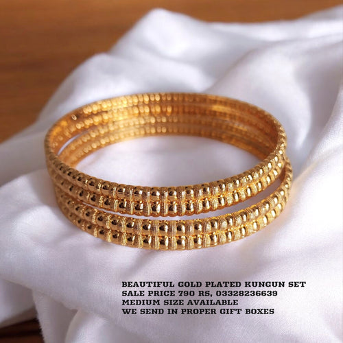 Gold plated Gorgeous Kungun Pair