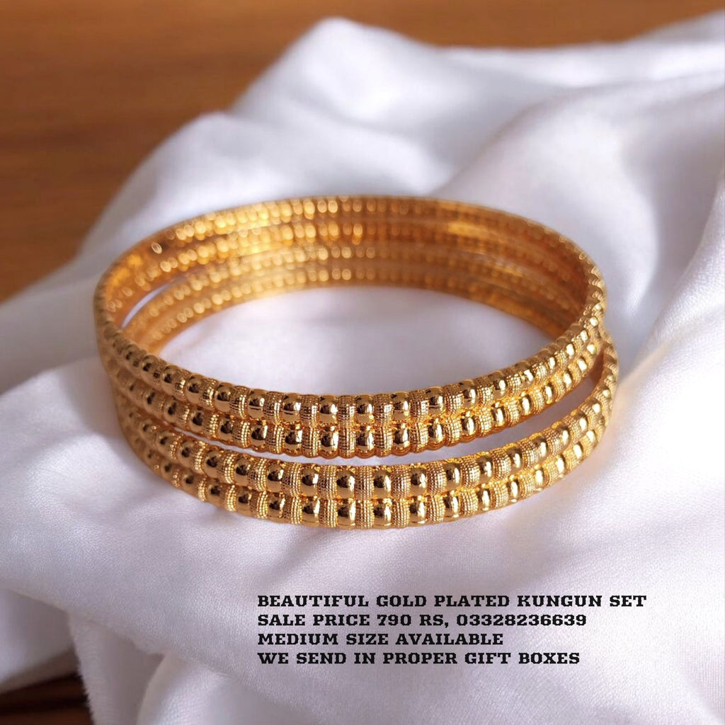 Gold plated Gorgeous Kungun Pair