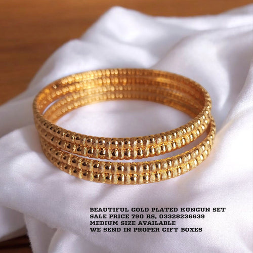Gold plated Gorgeous Kungun Pair