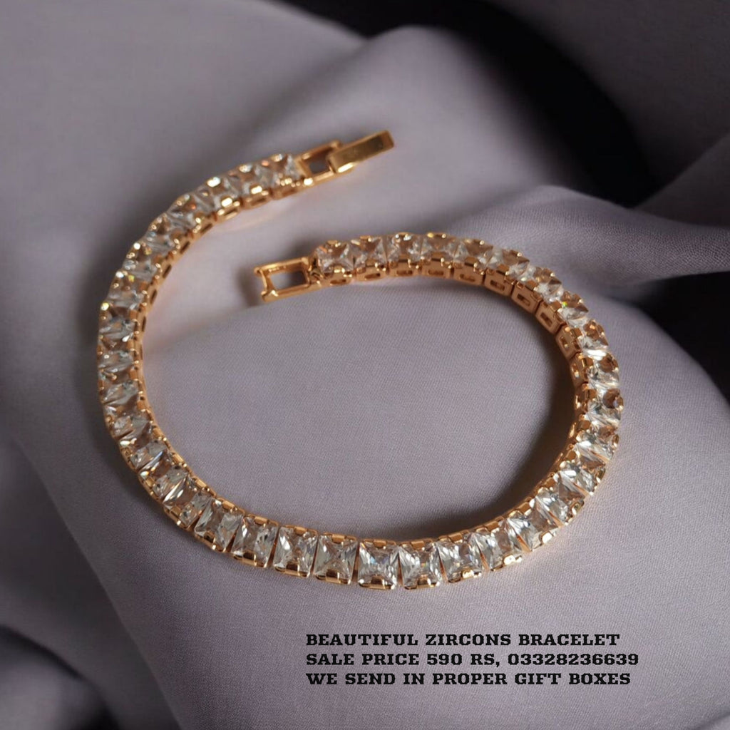 Beautiful Zircons Bracelet