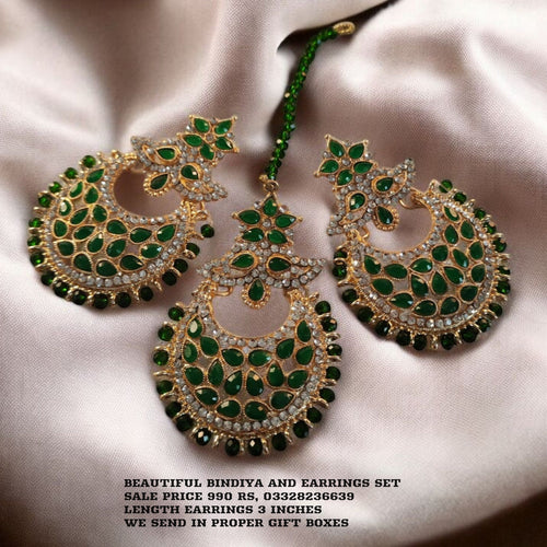Premium quality Bindiya and Earrings