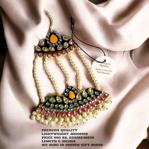 Lightweight beautiful Kundan Jhoomer