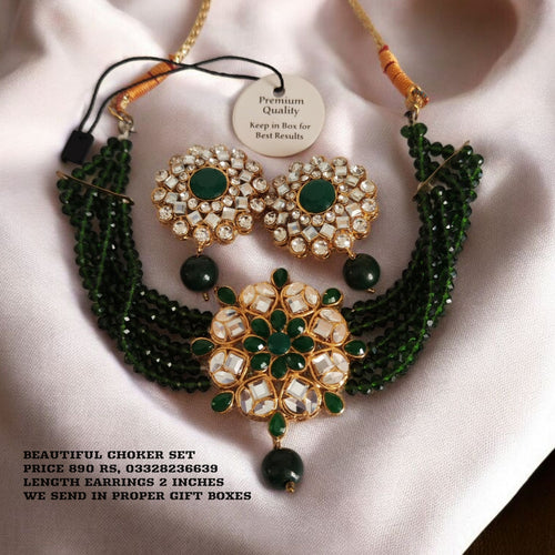 Fine Kundan choker set