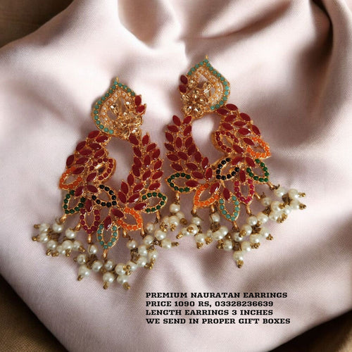 Premium Nauratan Earrings