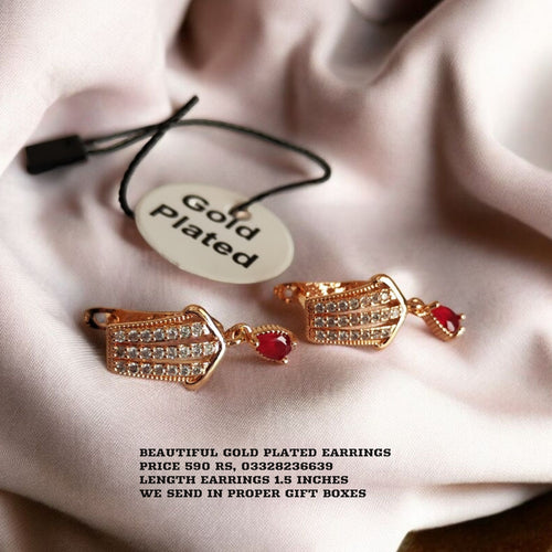 Beautiful Gold Plated Earrings