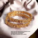 Gold plated gorgeous Kungun Pair