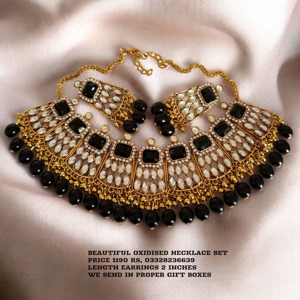 Beautiful oxidised Necklace set