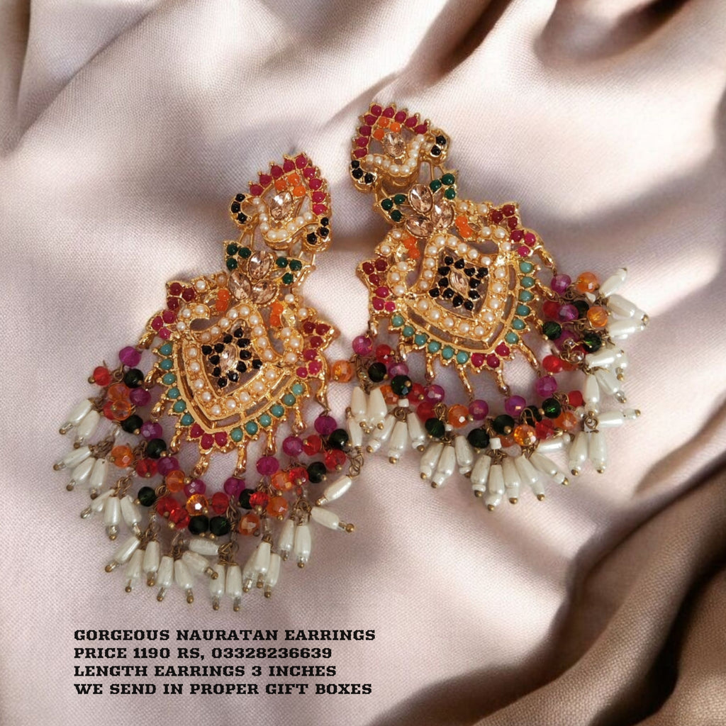 Premium Nauratan Earrings
