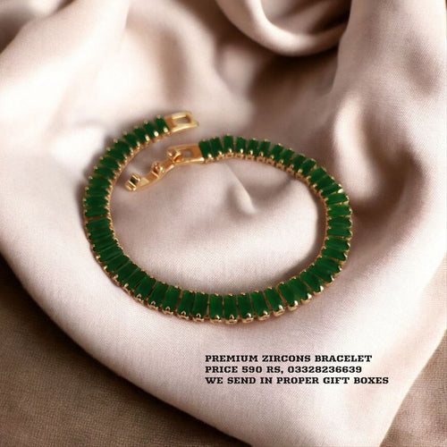 Beautiful Zircons Bracelet
