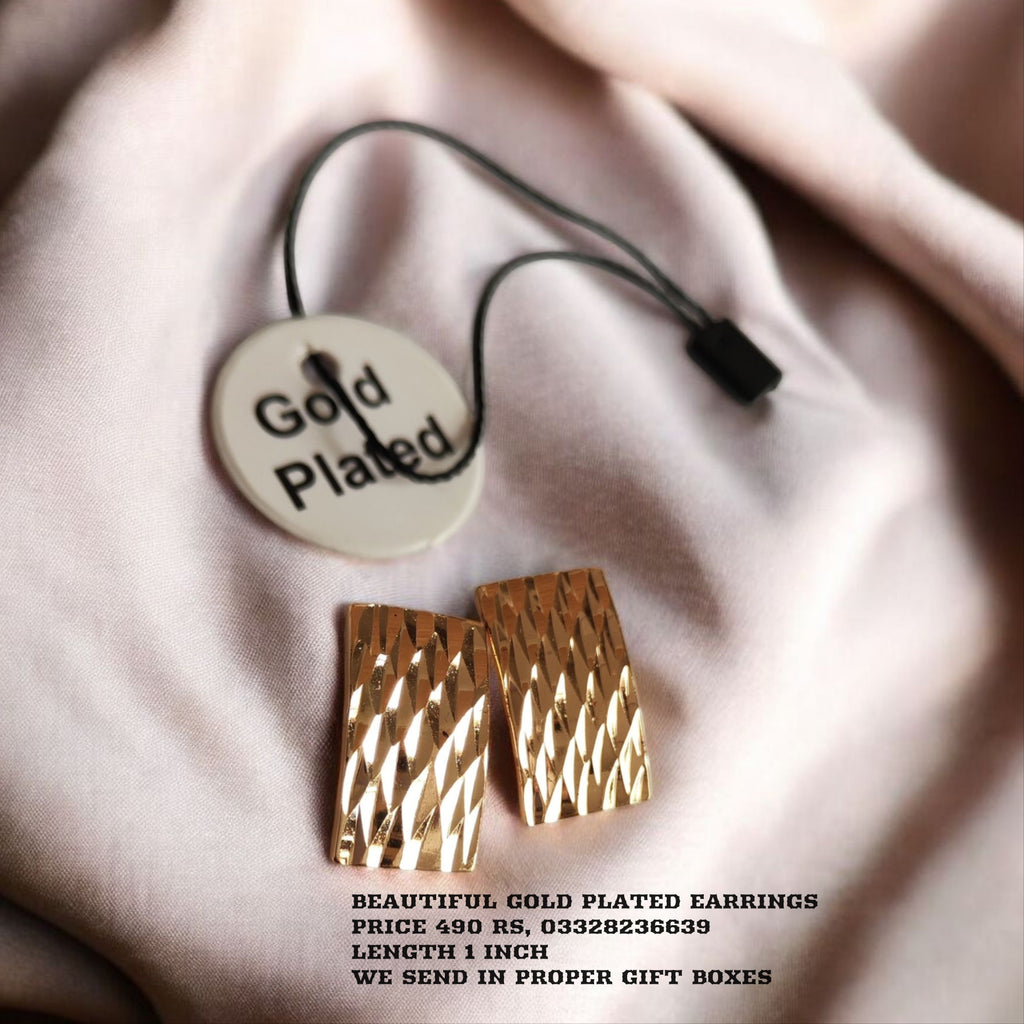 Beautiful Gold Plated Studs