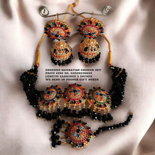 Premium Nauratan choker set