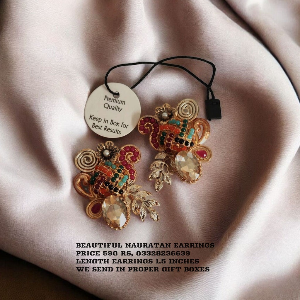 Premium Nauratan Earrings