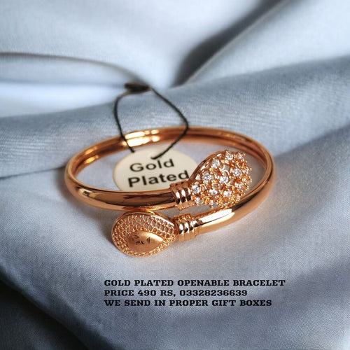 Gold plated Openable Bracelet