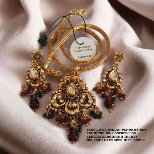 Beautiful Indian Pendant set