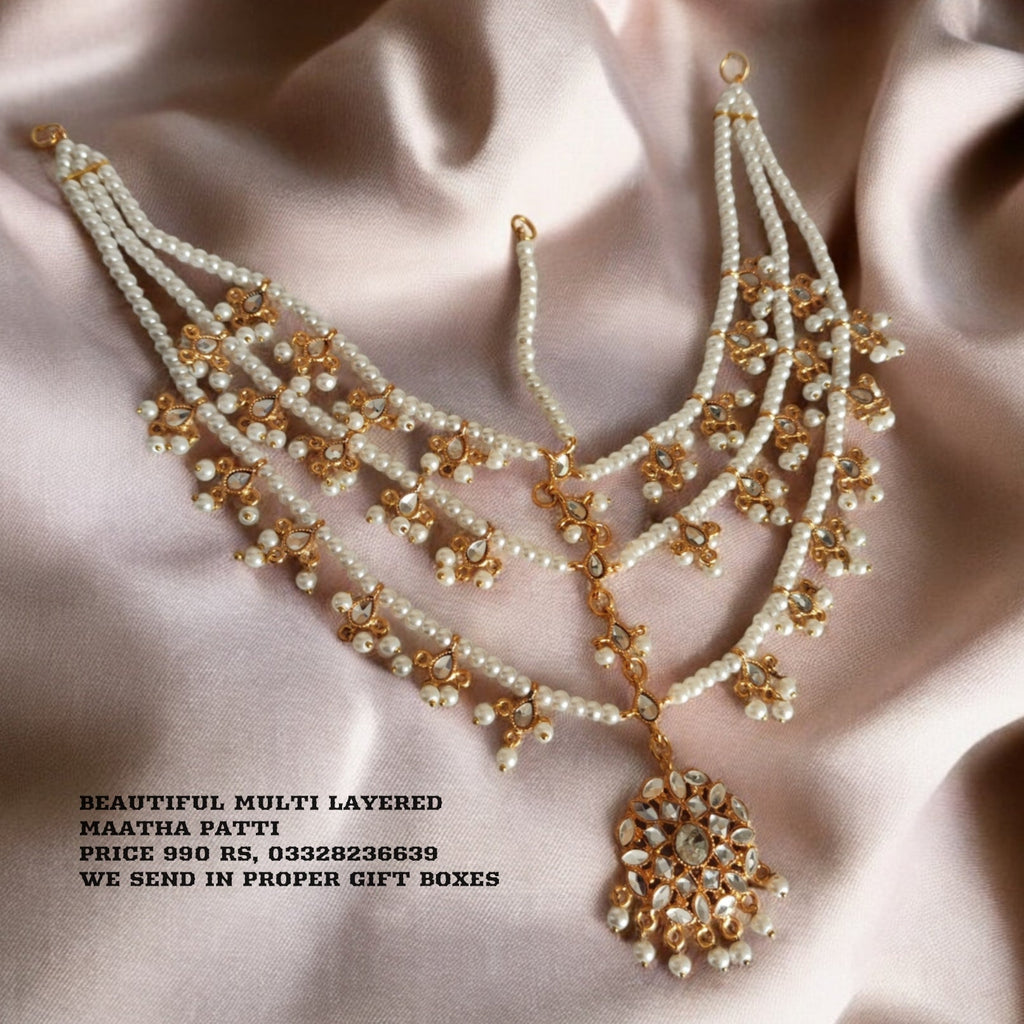 Premium quality Kundan Matha Patti