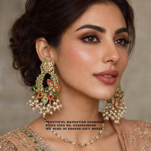 Premium Nauratan Earrings