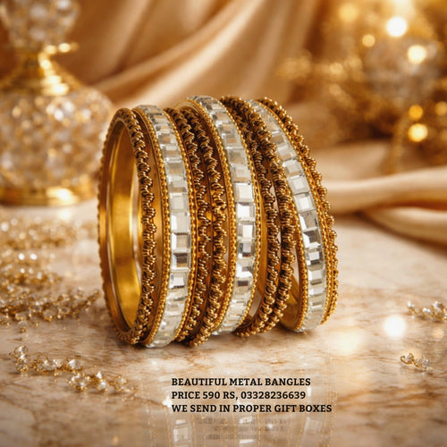 Beautiful Metal Bangles set