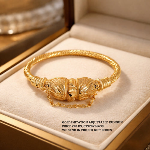 Beautiful Gold Plated Adjustable Kungun