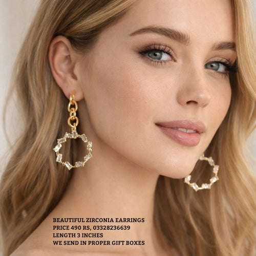 Beautiful Zirconia Earrings