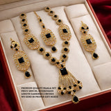 Gorgeous, Zirconia studded short Maala set