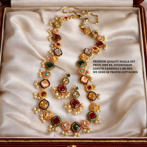 Gorgeous Nauratan Maala Set